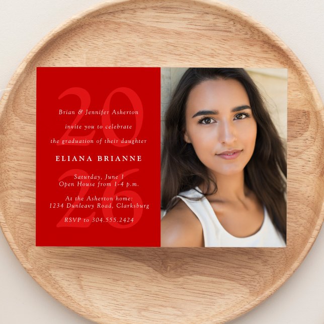 Convites Classe de festa de formatura de fotos clássicas ve (Criador carregado)