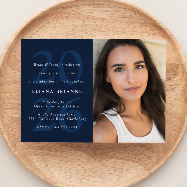 Convites Classe de festa de formatura fotográfica clássica  (Criador carregado)