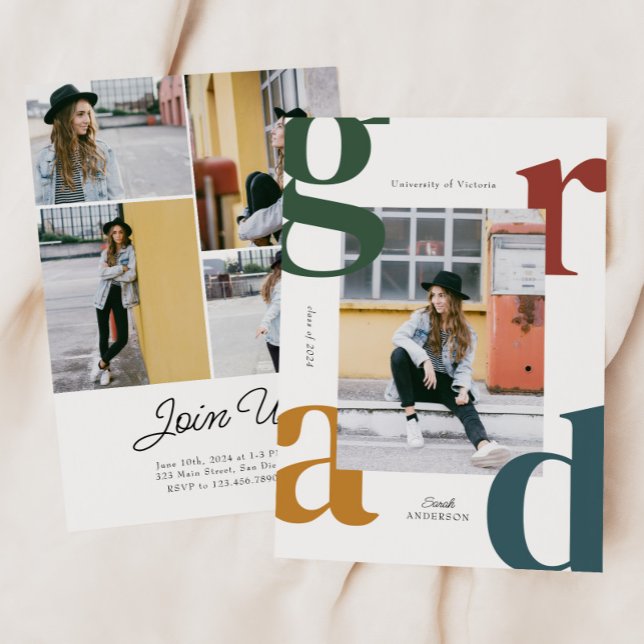 Convites Classe de Foto Retroativa Negada de Graduação 2024 (Criador carregado)