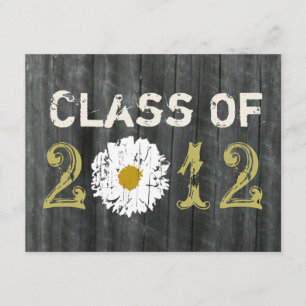 Convites Classe de Graduação de Barnwood e Daisy De 2012