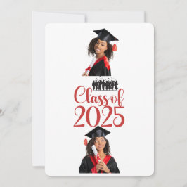 Convites Classe de graduação personalizada de 2025