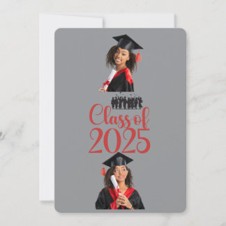 Convites Classe de graduação personalizada de 2025