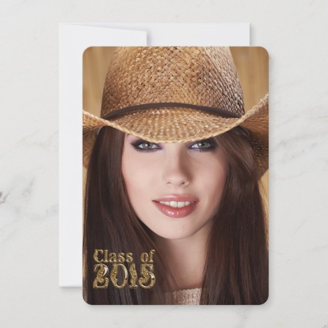 Convites Classe de Script Ocidental de Graduação 2015 (Frente)