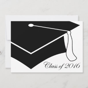 Convites classe do boné de formatura 2016