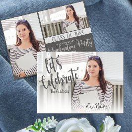 Convites Classe Elegante De Festa de formatura Fotográfica