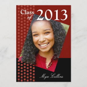 Convites Classe fresca corajosa de partido da foto de 2013