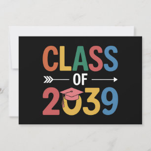 Convites Classe Groovy Do Mais velho De Graduação 2039 2039