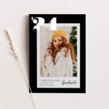 Classe Moderna B&W de Graduação de Fotos 2024 4