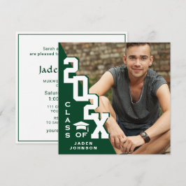 Convites Classe moderna de Festa de formatura FOTO de Forma