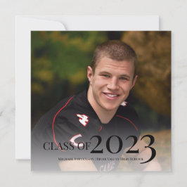 Convites Classe moderna de Festa de formatura fotográfica 2