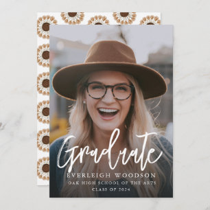 Convites Classe Simples De Graduação De Fotos De 2024