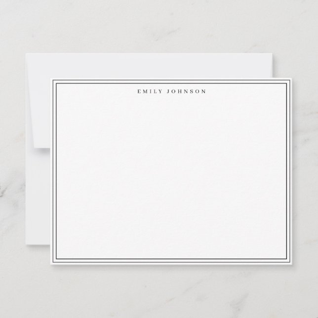 Convites Classic Frame Note Card (Frente)