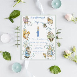 Convites Classic Peter the Rabbit Beatrix Potter Birthday