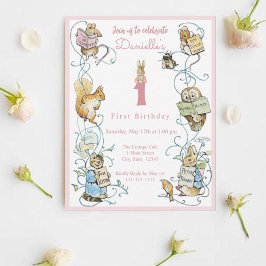 Convites Classic Peter the Rabbit Beatrix Potter Birthday