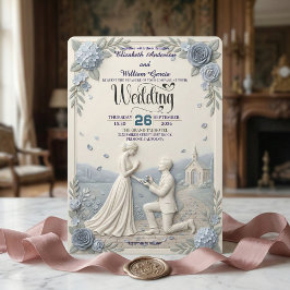 Convites Classic Romantic Formal Wedding