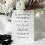 Convites Clássica Caligrafia Negra Elegante | Casamento for<br><div class="desc">Este Design é parte de uma coleção _______________________ este modelo de design é totalmente editável e personalizável pelo cliente - clique em personalizar outro botão se quiser mover, adicionar, eliminar ou fazer alterações significativas ao design ___________________________ Perguntas sobre DESIGN ou necessidade de mais designs ou opções, entre em contato comigo...</div>