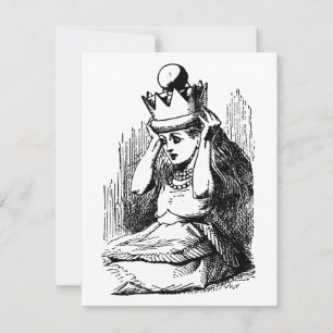 Convites Clássico Alice no País das Maravilhas, Alice com C