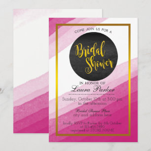 Convites Clássico de Natureza do Chá de panela de Aquarela 