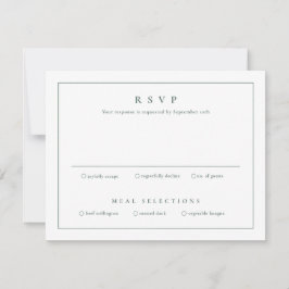 Convites Clássico Elegante Simples Limpo Casamento