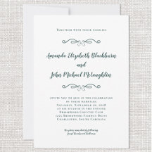 Clássico Elegante Verde Esmeralda Branco Casamento