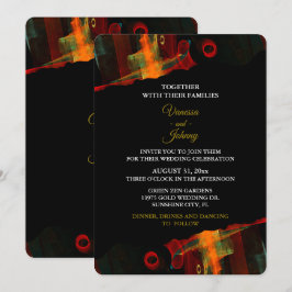 Convites Clássico Moderno Elegante Tendência Padrão #903 Ca