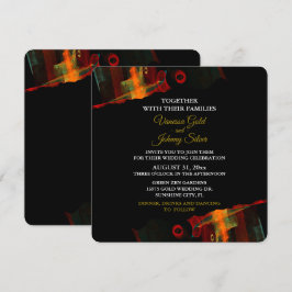 Convites Clássico Moderno Elegante Tendência Padrão #903 Ca