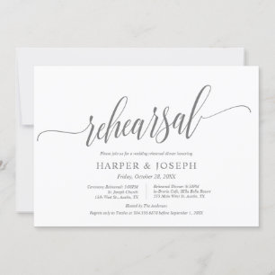 Convites Clássico Moderno, Ensaio de Casamento e Janto