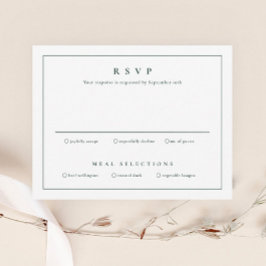 Convites Clássico Simples Limpo Casamento Elegante