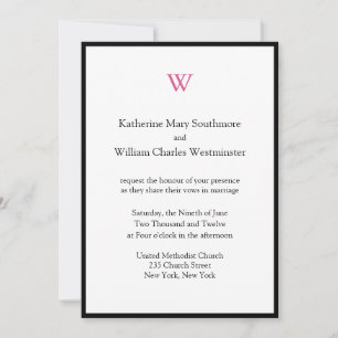 Convites Clássicos de Casamento