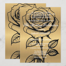 Convites Clássicos de Casamento de Pais Divorciado