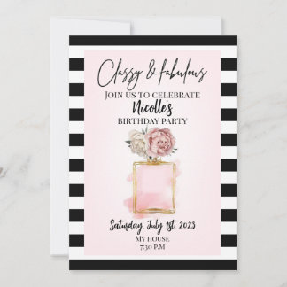 Convites Classy and Fabulous invite