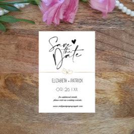 Convites Classy minimalista ,corujas apaixonadas save the d