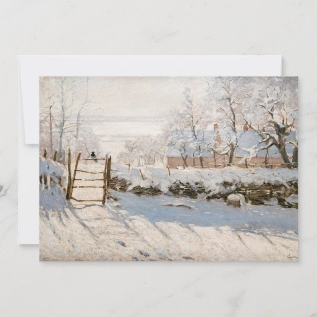 Convites Claude Monet - A Pega (Frente)