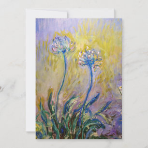 Convites Claude Monet - Agapanthus