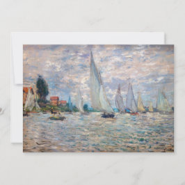 Convites Claude Monet - Boats Regatta na Argentina