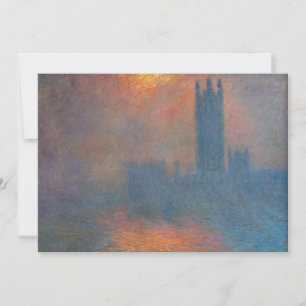 Convites Claude Monet - Casas do Parlamento Londres