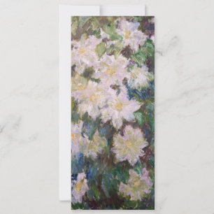 Convites Claude Monet - Clematites Brancas