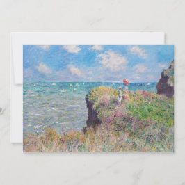 Convites Claude Monet - Cliff Walk em Pourville
