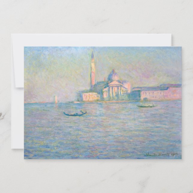Convites Claude Monet - Igreja de San Giorgio Maggiore (Frente)