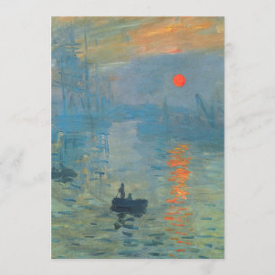 Convites Claude Monet Impressão
