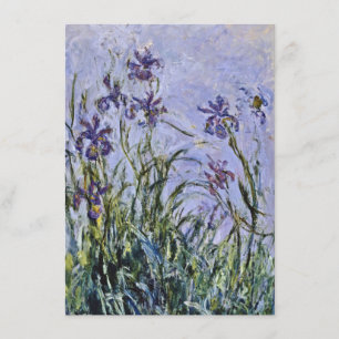 Convites Claude Monet - Iris Mauves