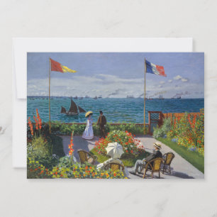 Convites Claude Monet - Jardim em Sainte-Adresse