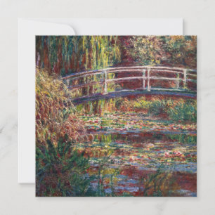 Convites Claude Monet - Lago de Nenúfares, Harmonia Rosa