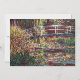 Convites Claude Monet - Lago de Nenúfares, Harmonia Rosa