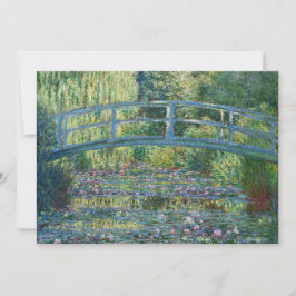 Convites Claude Monet - Lagoa de Água Lily, Harmonia Verde