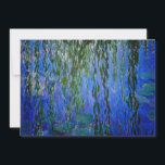Convites Claude Monet - Lírios d'água com salgueiro chorand<br><div class="desc">Lírios d'água com galhos salgados chorões / Ninfheas avec rameaux de saule,  por Claude Monet,  em 1916-1919</div>