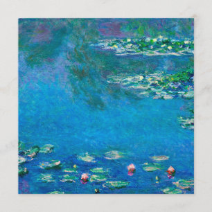 Convites Claude Monet - lírios de água 1906