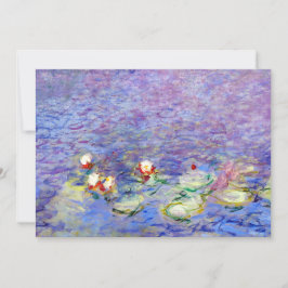 Convites Claude Monet - Lírios Hídricos