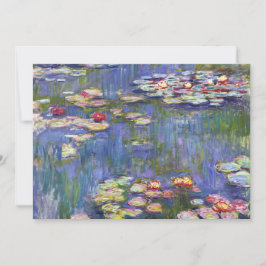 Convites Claude Monet - Lírios/Ninfas
