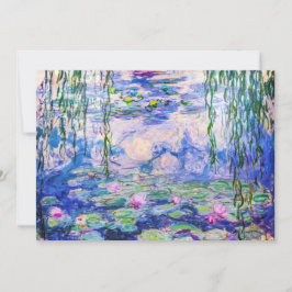 Convites Claude Monet - Lírios/Ninfas 1919